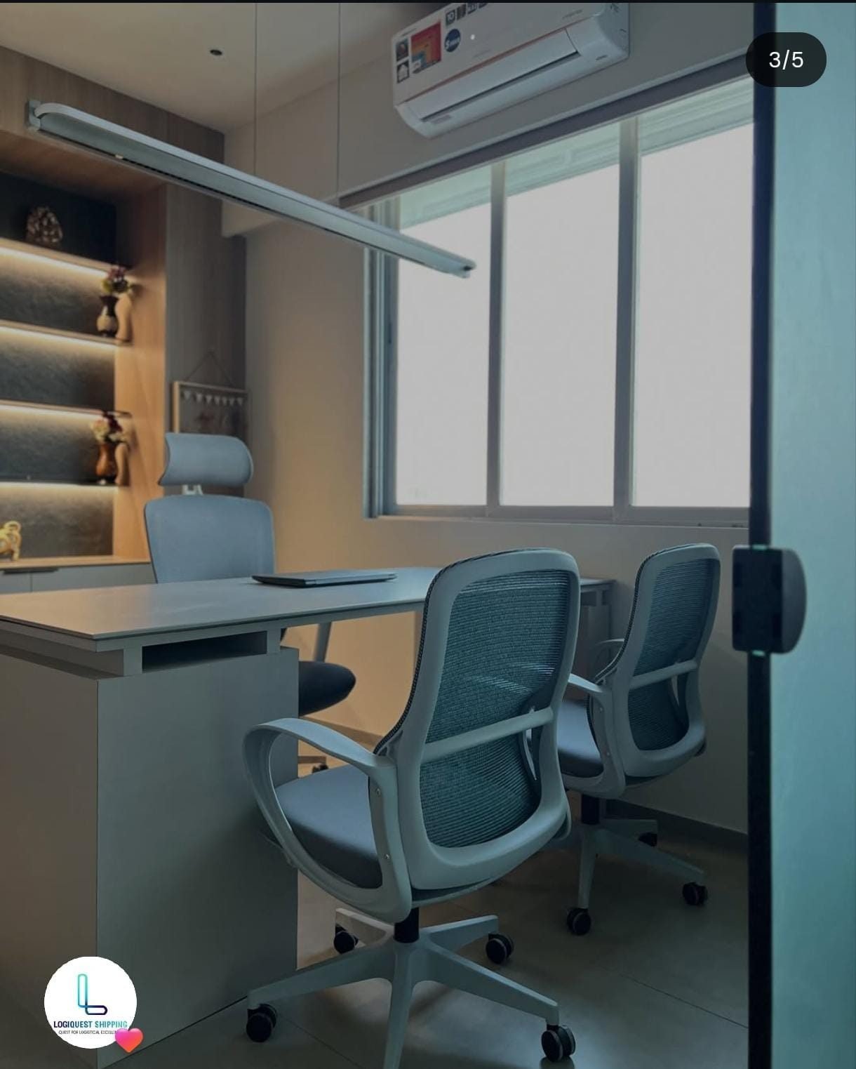 Logiquest Shipping manager cabin, Surat